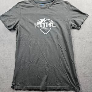 Kuhl Organic Cotton Tee Shirt Mens Small Gray Gorpcore